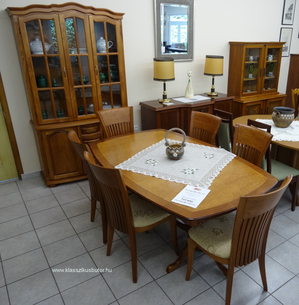 Avis asztal+6 szék+tálaló (komplett) Rusztikus Bútorbolt