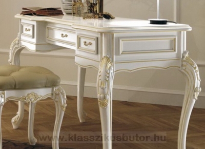 Olasz klasszikus, exkluzív, elegáns, minőségi bútor, fésülködő asztal
