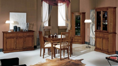 Berna étkező összeállítás, olasz bútor, klasszikus bútor, olasz lakberendezés