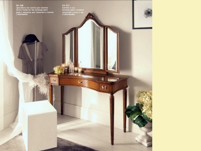 Olasz klasszikus, exkluzív, elegáns, minőségi bútor, fésülködőasztal, tükör