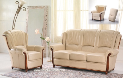 Olasz klasszikus ülőgarnitúra, kanapé, fotel