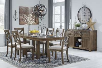 D631 Moriville étkező, amerikai étkező, étkező garnitúra, étkező összeállítás.  Ashley Furniture, amerikai lakberendezés