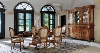 Olasz klasszikus, exkluzív, elegáns, minőségi bútor, étkező