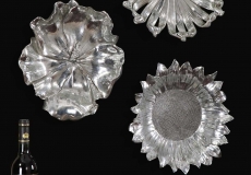 08503 Silver Flowers faldekoráció,Uttermost, amerikai laberendezés
