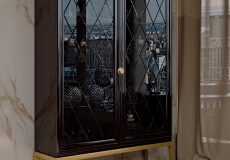 art deco, Cavio exkluzív olasz bútor, art deco étkező, vitrin