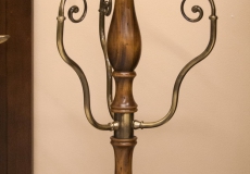 fa-réz dísztárgy, ernyőtartó, kézműves, egyedi