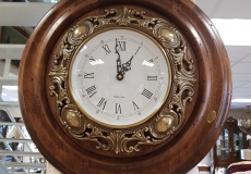 fa-réz dísztárgy, falióra, kézműves, egyedi