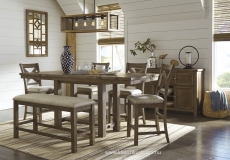 D631 Moriville étkező, amerikai étkező, étkező garnitúra, étkező összeállítás.  Ashley Furniture, amerikai lakberendezés
