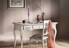 olasz bútor, íróasztal, fehér íróasztal