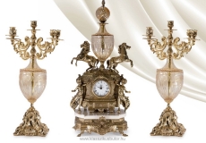 Olympus Brass óra, olasz óra, exkluzív óra, olasz kiegészítő, olasz lámpa, olasz dísztárgy, olasz kandalló óra, olasz asztali óra