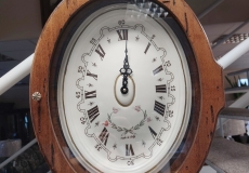 Capanni óra, Capanni kiegészítő, olasz óra, olasz falióra, olasz kiegészító, olasz dísztárgy, fa dísztárgy fa kiegészítő, réz dísztárgy