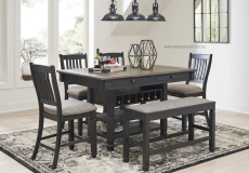 Ashley étkező, amerikai étkező, Ashley Furniture, amerikai lakberendezés , amerikai szék, amerikai asztal, amerikai komód, amerikai étkező