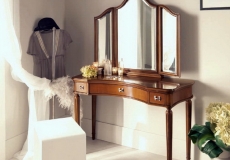 Olasz klasszikus, exkluzív, elegáns, minőségi bútor, fésülködőasztal, tükör