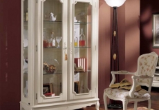 Francesca FR2202 kétajtós vitrin, Olasz klasszikus, exkluzív, elegáns, minőségi bútor