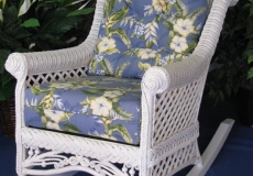 Gazebo rattan hintaszék, valódi rattan bútor, amerikai bútor, amerikai lakberendezés, amerikai hintaszék