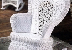 Serpentine Rocker rattan hintaszék, valódi rattan bútor, amerikai bútor, amerikai lakberendezés, amerikai hintaszék,