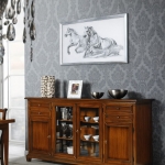 Morello Mobili, olasz bútor, vitrines komód, üvegajtós komód, komód, 